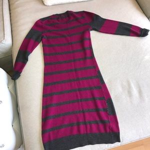 French Connection Sweater Dress Size “US 0” purple/grey Good preloved condition